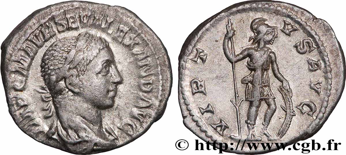 SEVERUS ALEXANDER Denier AU/AU