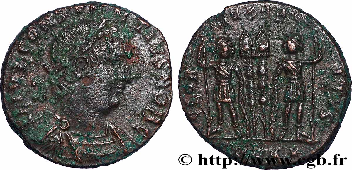 CONSTANTIUS II Centenionalis ou nummus SS