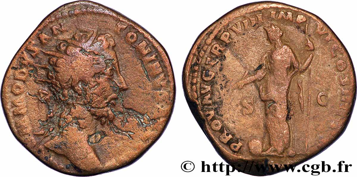 COMMODUS Dupondius fSS