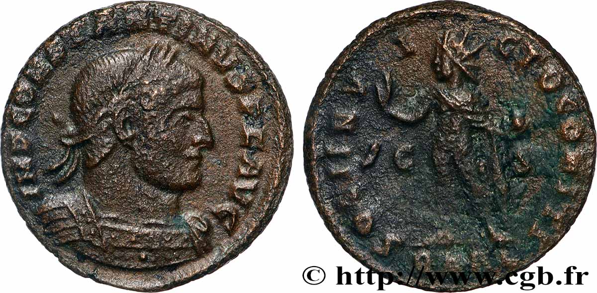 CONSTANTINUS I DER GROßE Follis ou nummus fVZ/SS