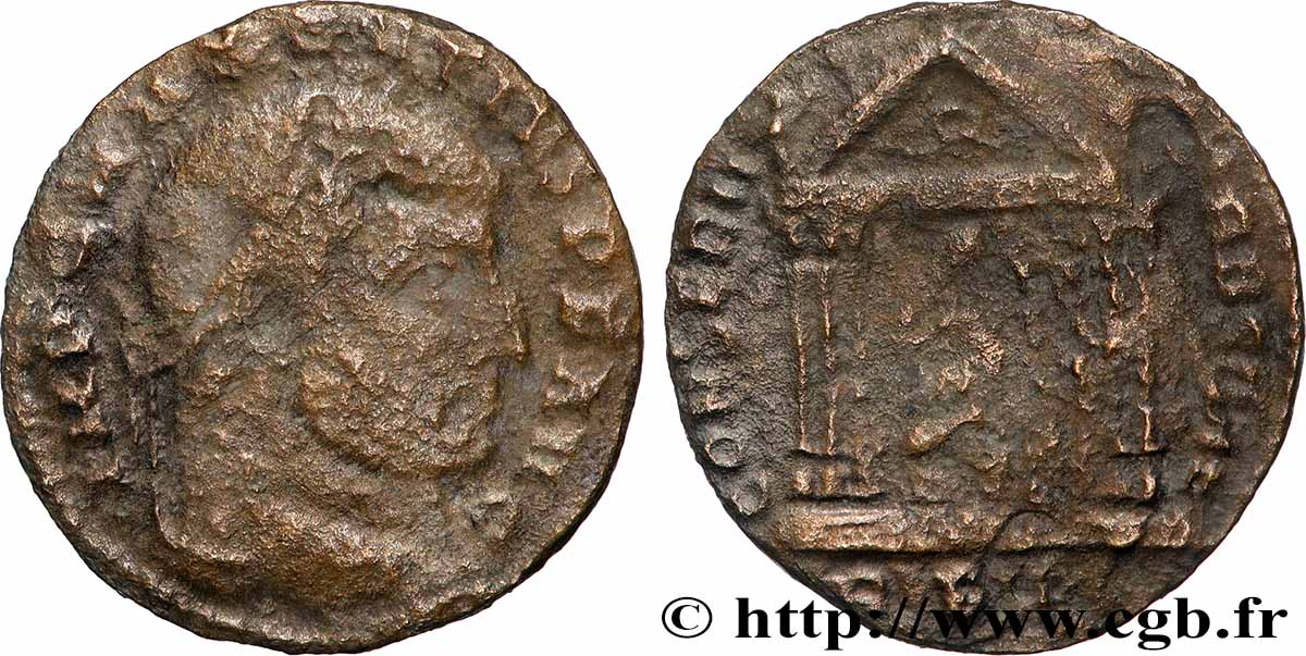 MAXENTIUS Follis ou nummus fSS
