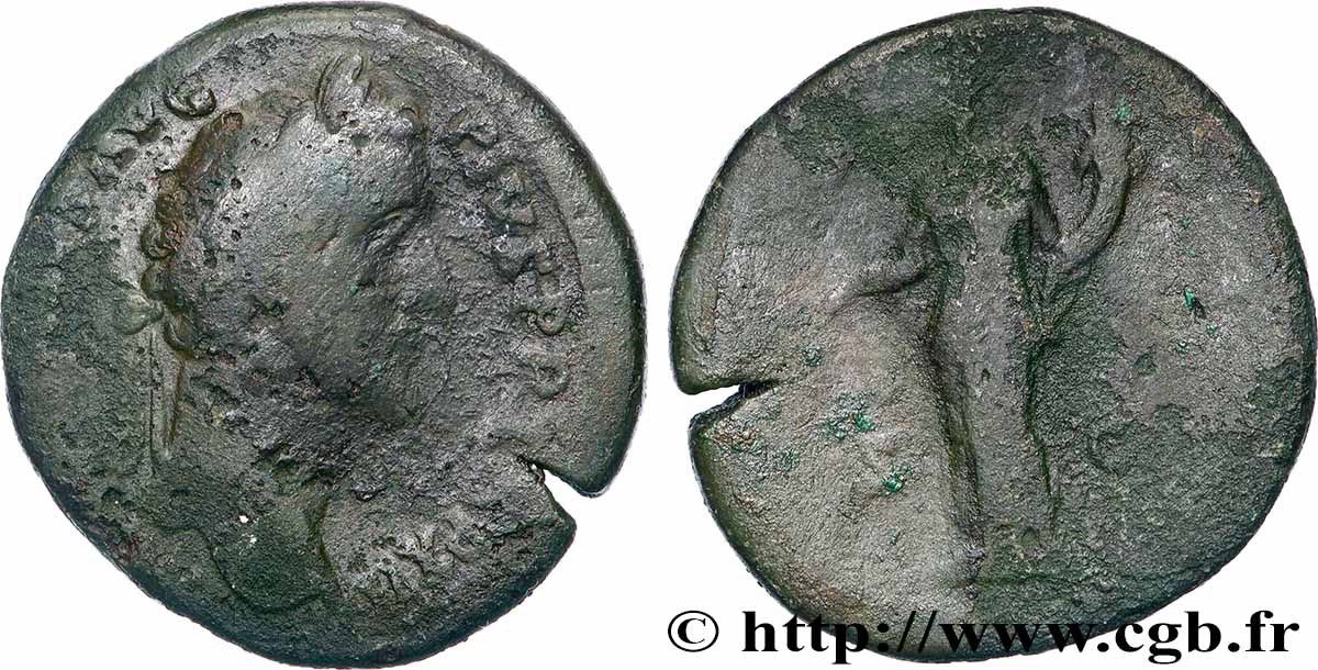 ANTONINUS PIUS Sesterce VF