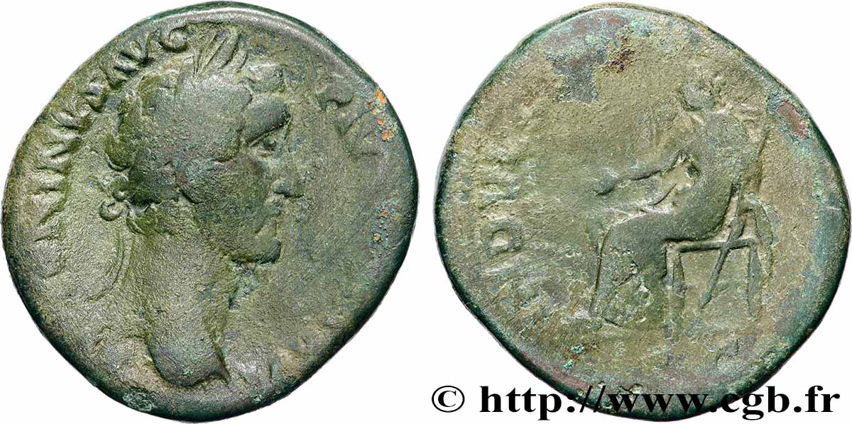 ANTONINUS PIUS Sesterce VF