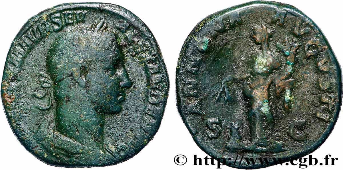 ALEXANDER SEVERUS Sesterce fSS