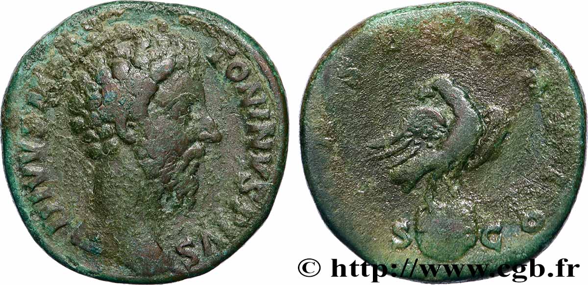 MARCO AURELIO Sesterce q.BB