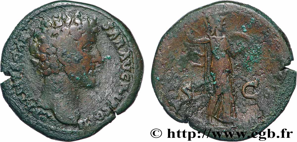 MARCUS AURELIUS Sesterce fSS