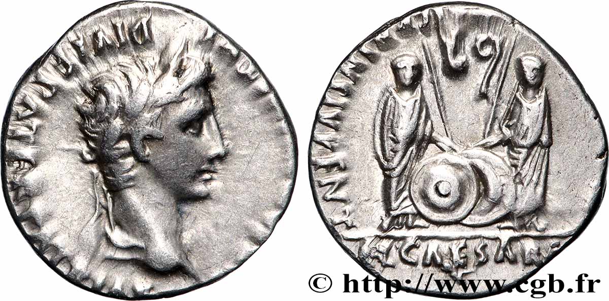 AUGUSTUS, CAIUS und LUCIUS Denier fVZ