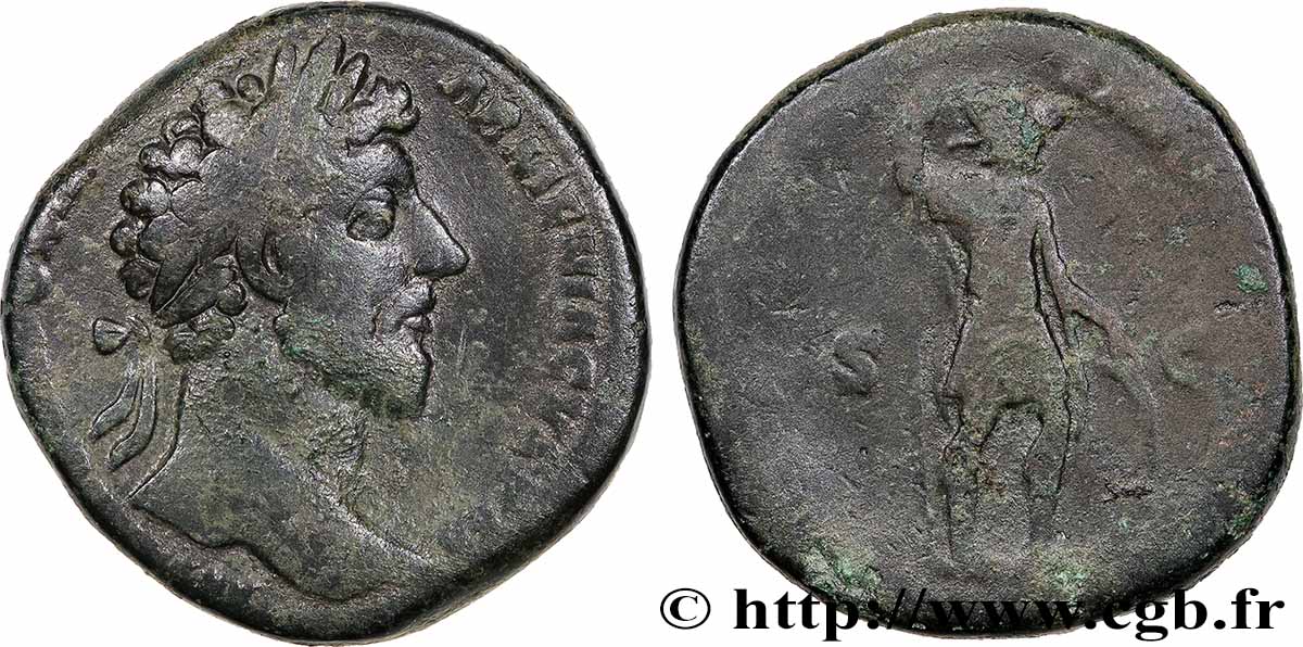 MARCUS AURELIUS Sesterce VF/VF