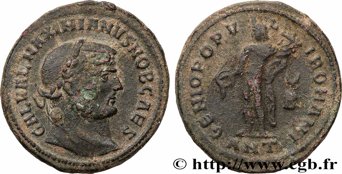 GALERIUS Follis ou nummus SS