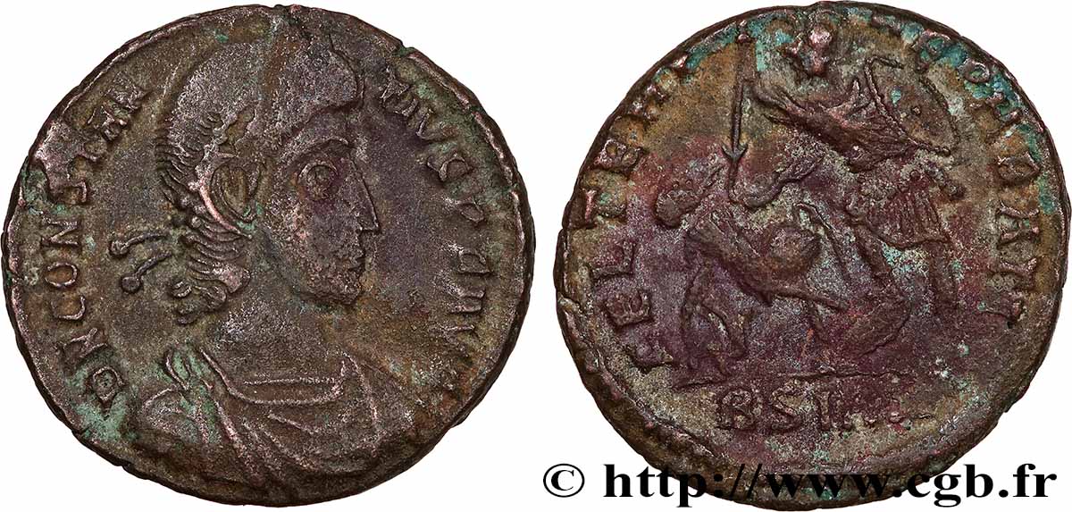 CONSTANTIUS II Maiorina réduite XF