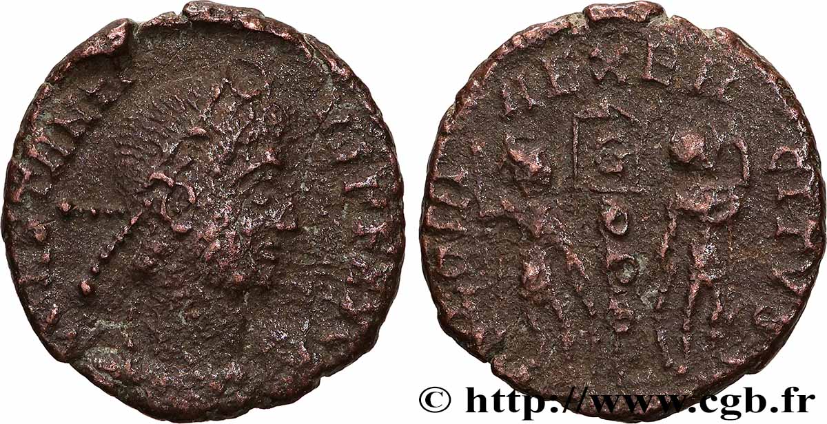 CONSTANTIUS II Centenionalis ou nummus fSS