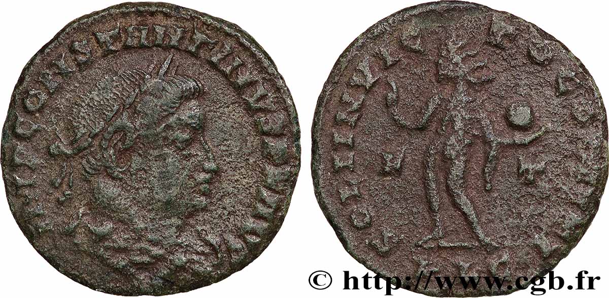 CONSTANTINUS I DER GROßE Follis ou nummus SS/fSS