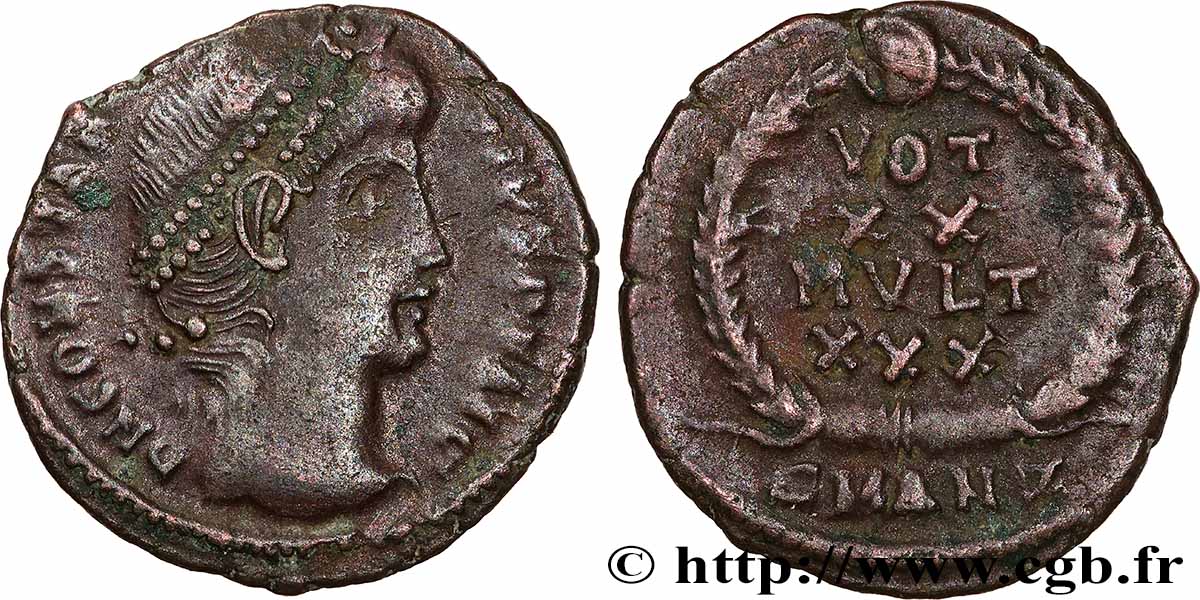 CONSTANTIUS II Centenionalis ou nummus fVZ