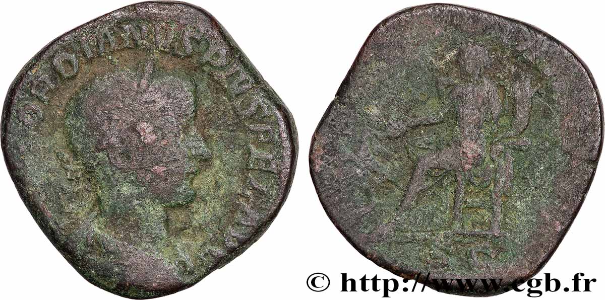 GORDIAN III Sesterce VF