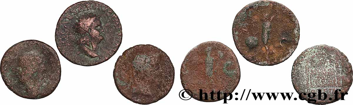 LOTS Lots de 3 monnaies lot