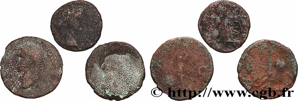 LOTS Lots de 3 monnaies lot