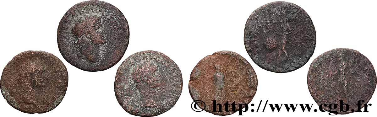 LOTTE Lots de 3 monnaies lotto