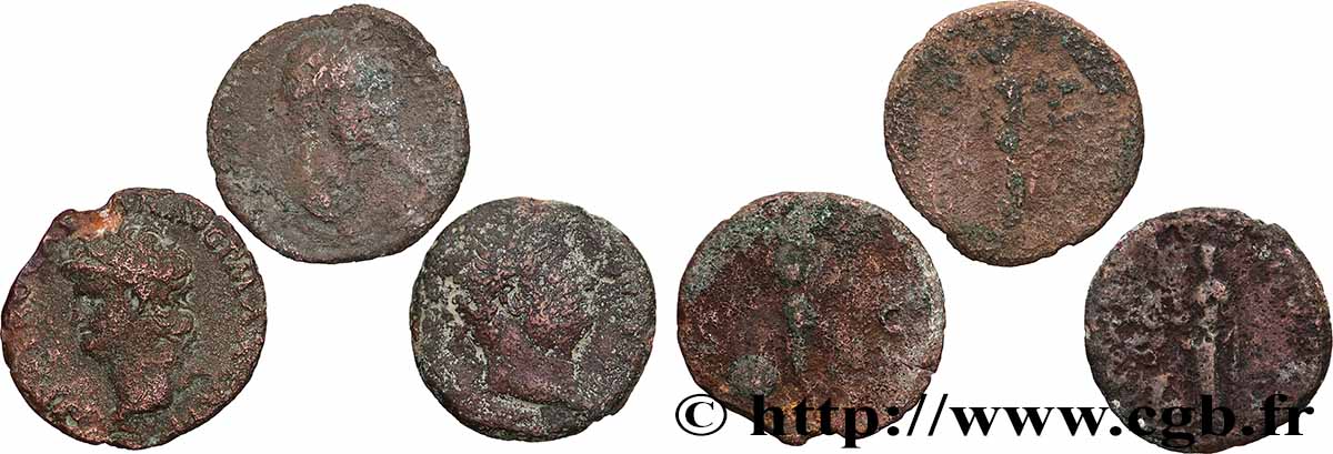 LOTS Lots de 3 monnaies lot