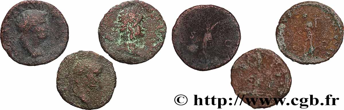 LOTS Lots de 3 monnaies lot