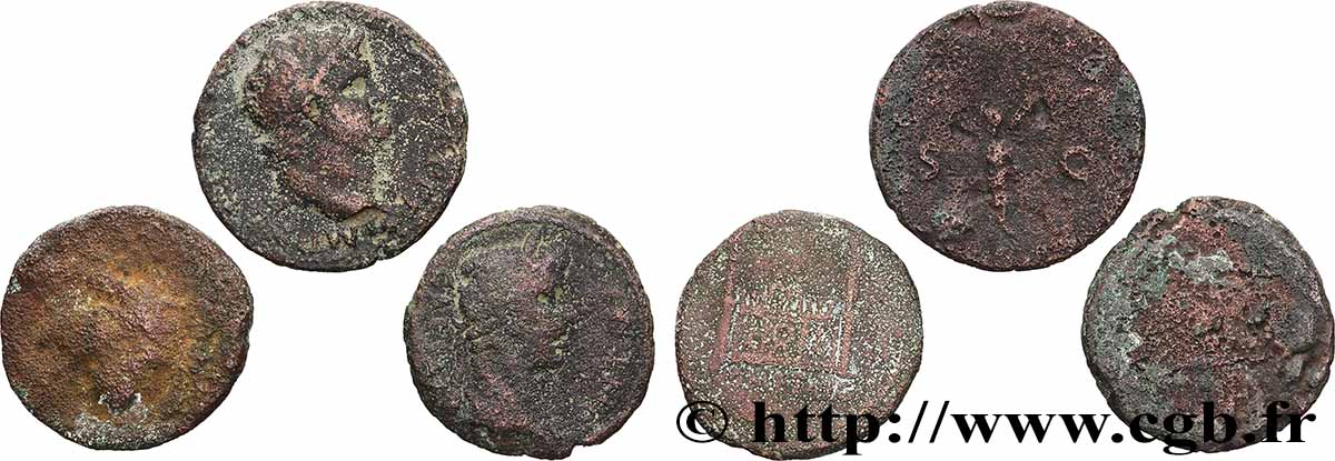 LOTS Lots de 3 monnaies lot