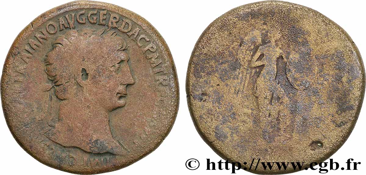 TRAJAN Sesterce TB/B