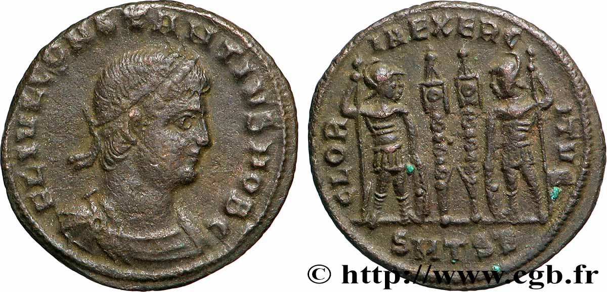 CONSTANTIUS II Centenionalis ou nummus XF/AU