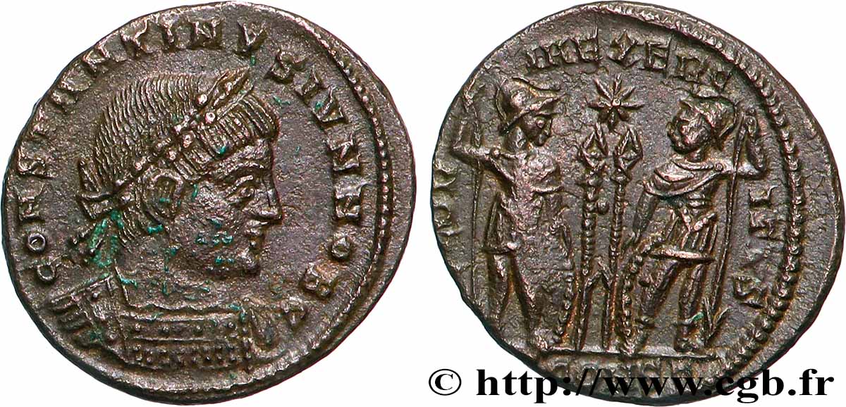 CONSTANTINE II Centenionalis ou nummus AU