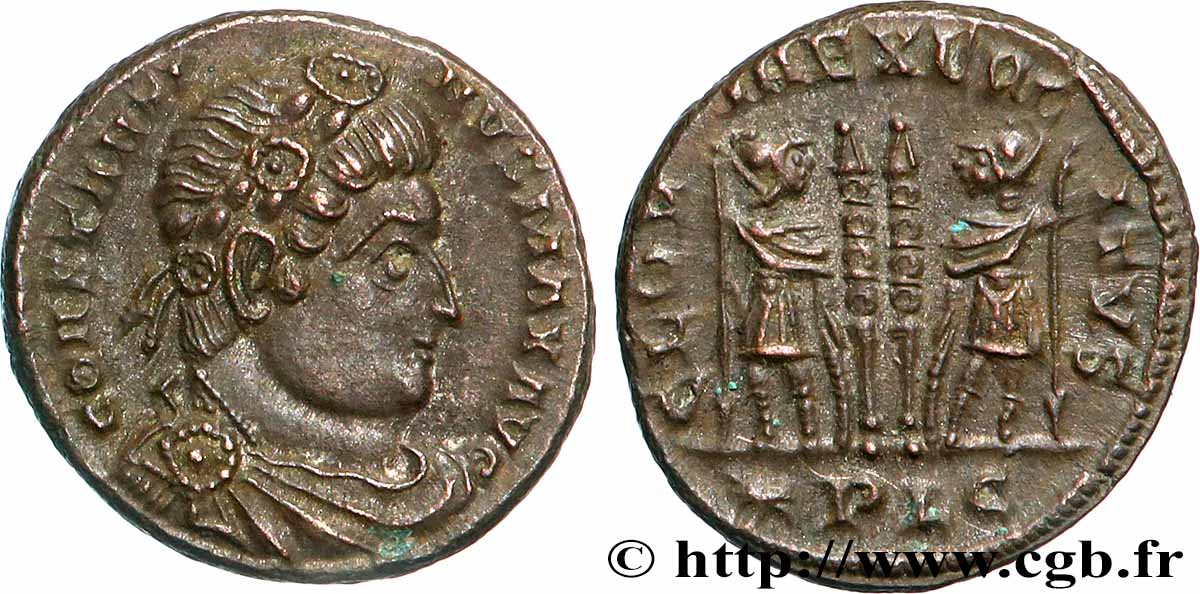 CONSTANTINE I THE GREAT Centenionalis ou nummus AU