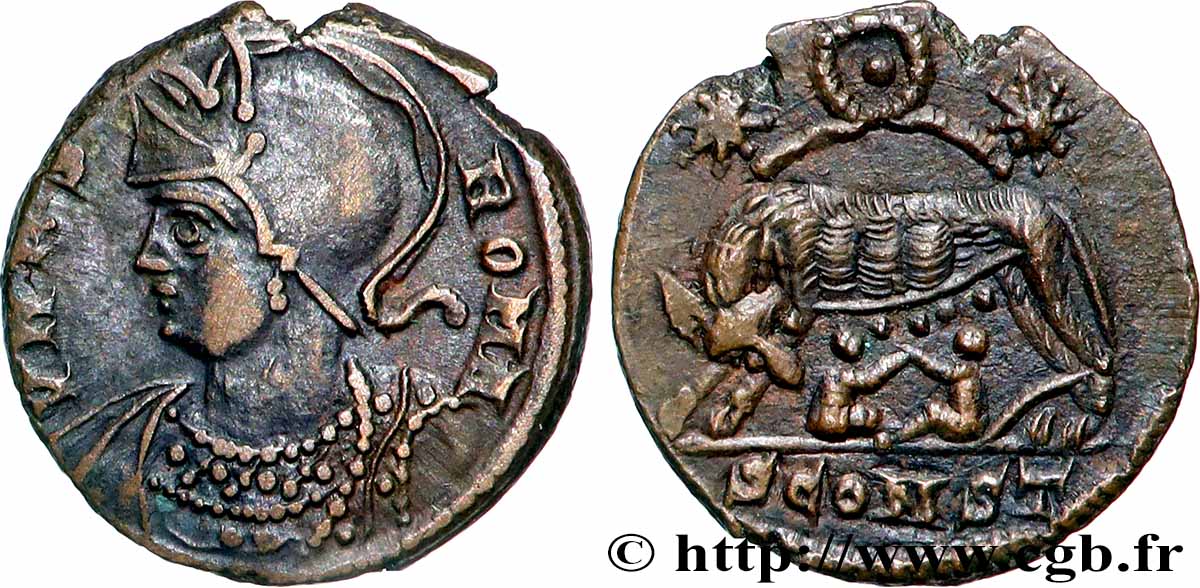 ROME Centenionalis ou nummus TTB+