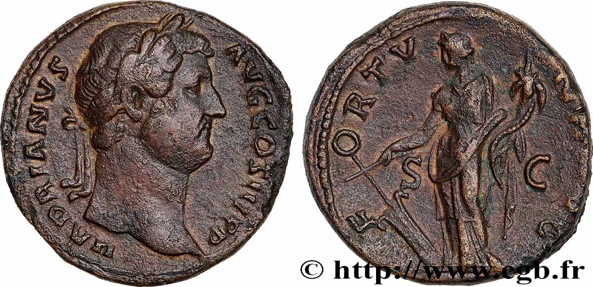 HADRIAN Sesterce AU