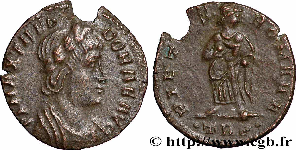 THÉODORA Centenionalis ou nummus TTB+