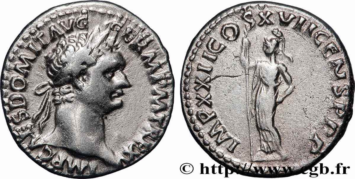 DOMITIANUS Denier AU