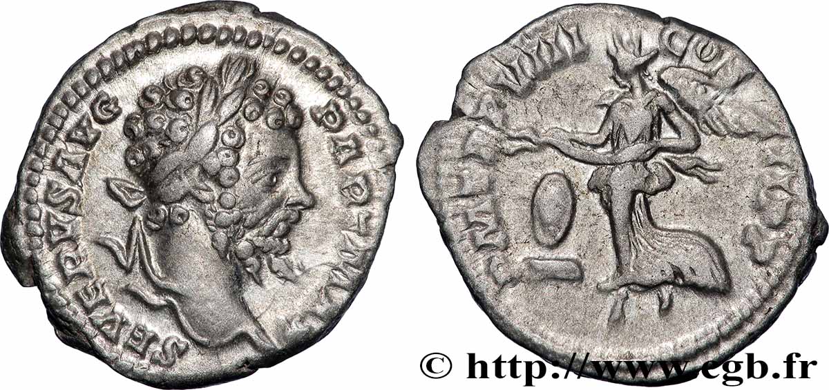 SEPTIME SÉVÈRE Denier SUP/TTB