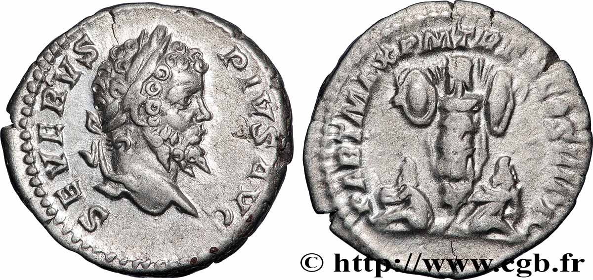 SEPTIME SÉVÈRE Denier SUP/TTB+