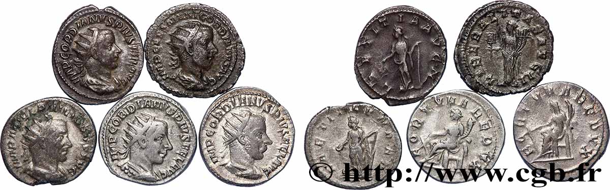 LOTS Lots de 5 monnaies lot