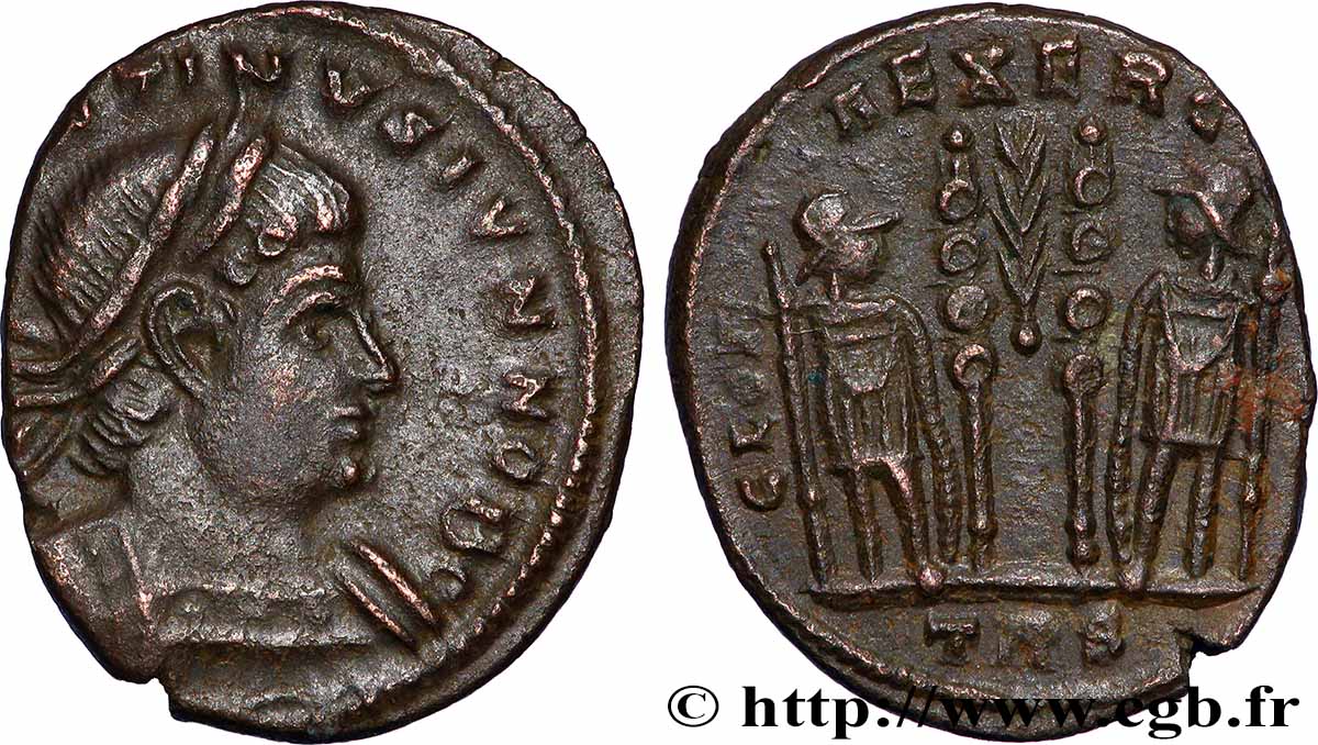 CONSTANTIN II Centenionalis ou nummus TTB+