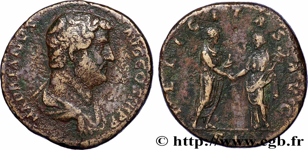 HADRIEN Sesterce TB+