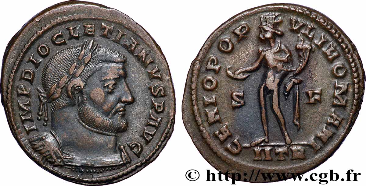 DIOCLECIANO Follis ou nummus MBC+
