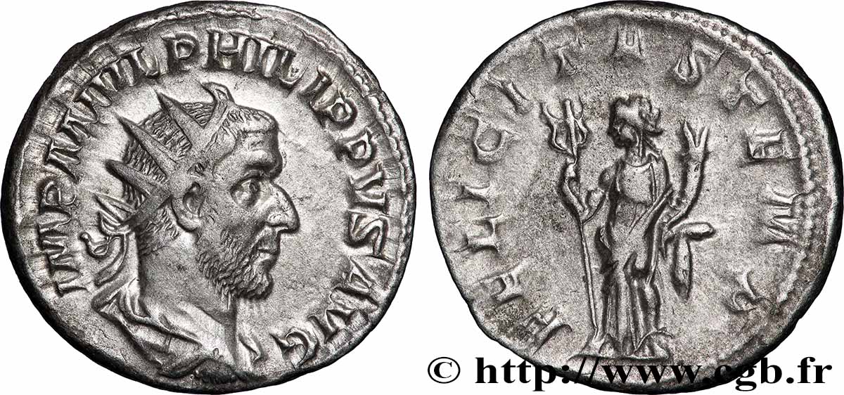 PHILIPPUS I. ARABS Antoninien fVZ