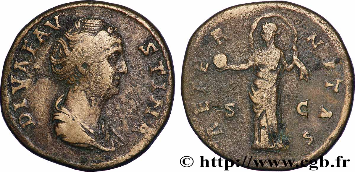 FAUSTINE MÈRE Sesterce TB+