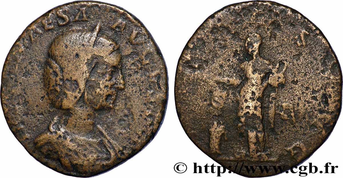JULIA MAESA Sesterce VF/VF
