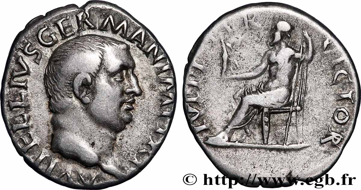 VITELLIUS Denier TTB+/TTB