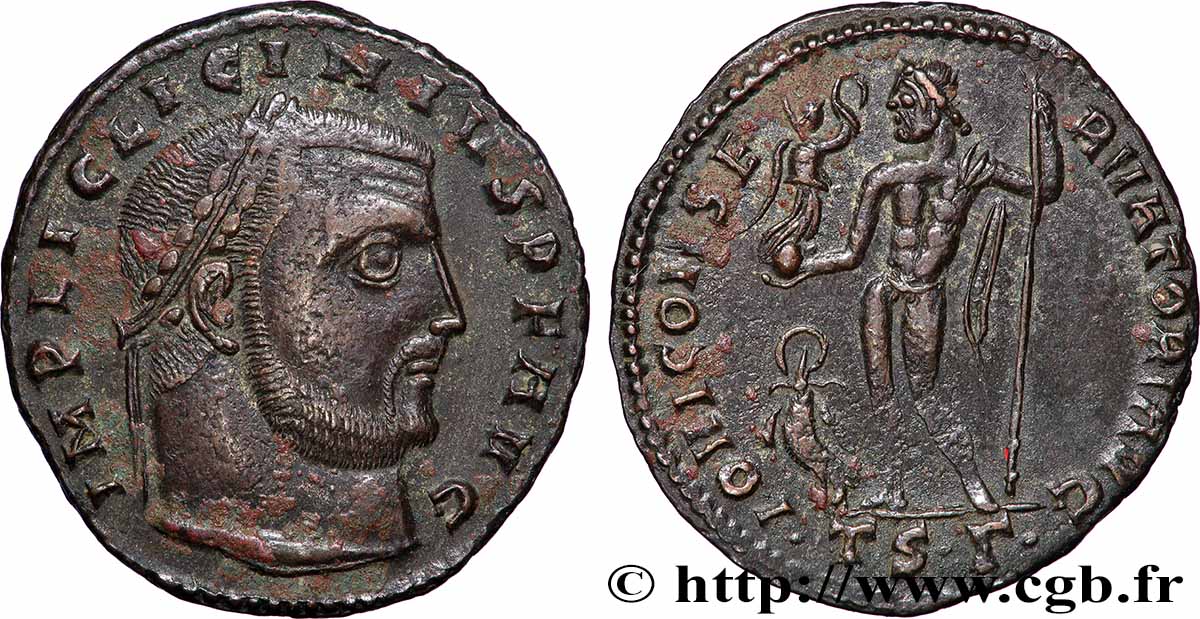 LICINIO I PADRE Follis ou nummus MBC+