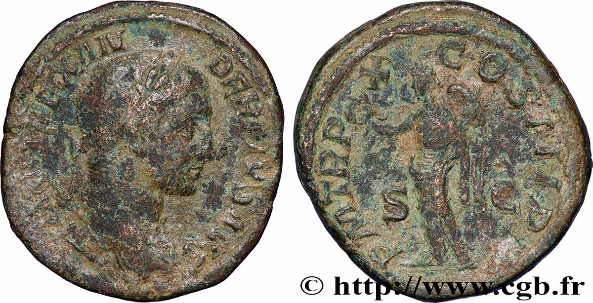 SEVERUS ALEXANDER  Sesterce VF/VF