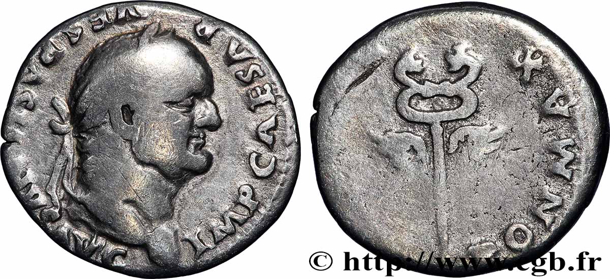 VESPASIEN Denier TTB/TB