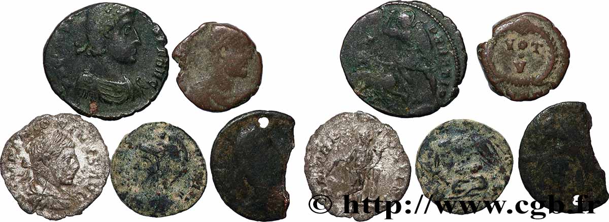 LOTTE Lots de 5 monnaies lotto