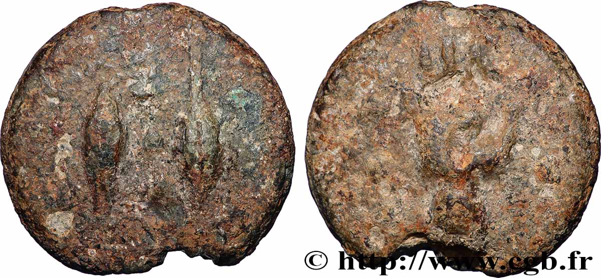 RÉPUBLIQUE ROMAINE - ANONYMES Quadrans coulé TB