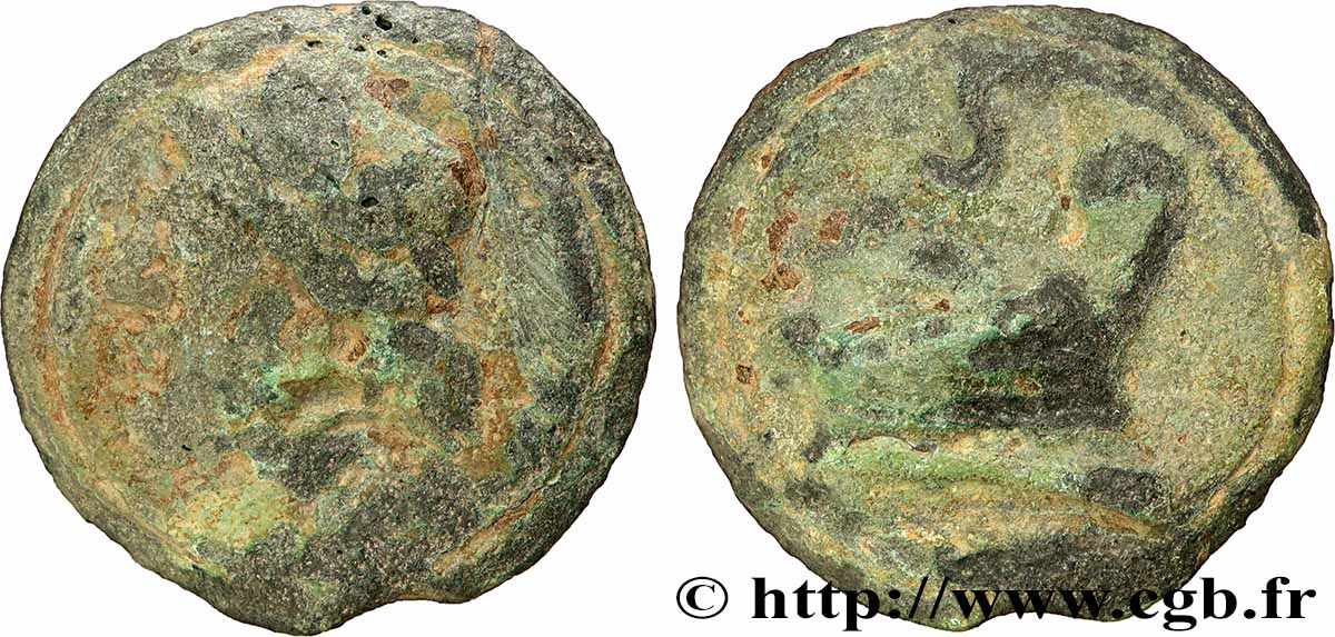 RÉPUBLIQUE ROMAINE - ANONYMES Semis coulé TB