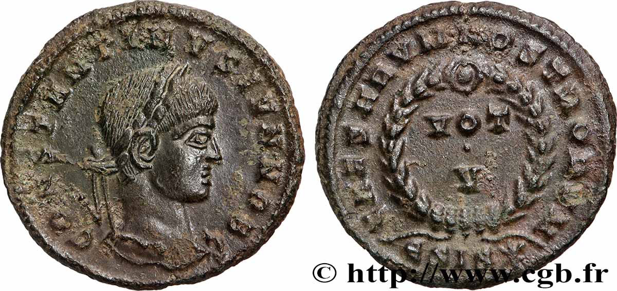 CONSTANTIN II Centenionalis ou nummus TTB+