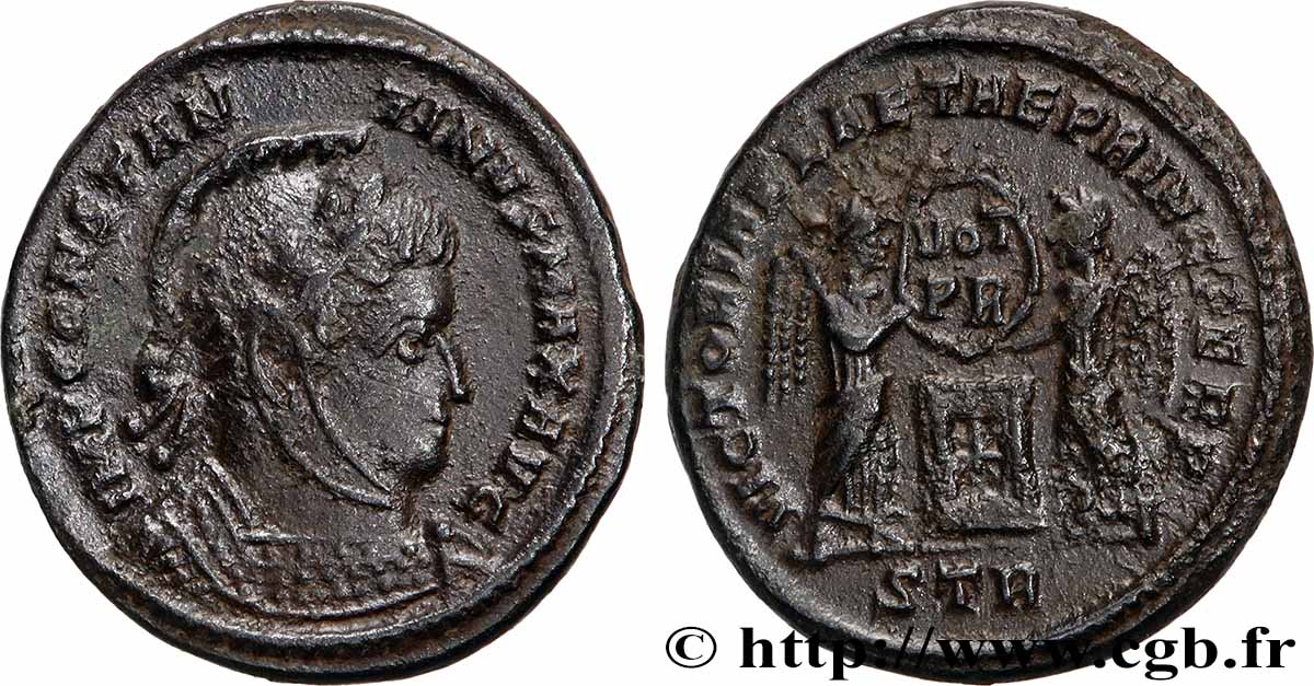 CONSTANTINE I THE GREAT Centenionalis ou nummus AU